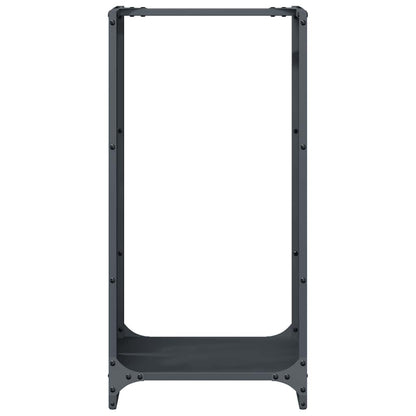 vidaXL Firewood Rack Anthracite 40x30x80 cm Cold-rolled steel 5