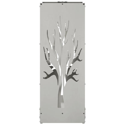 vidaXL Firewood Rack 40x30x80 cm Stainless Steel 6