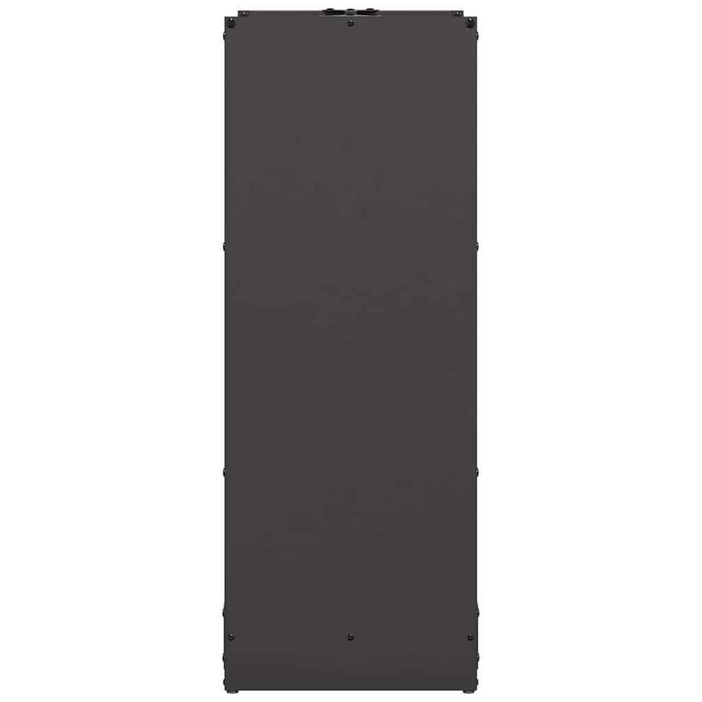 Firewood Rack Black Cold-rolled Steel