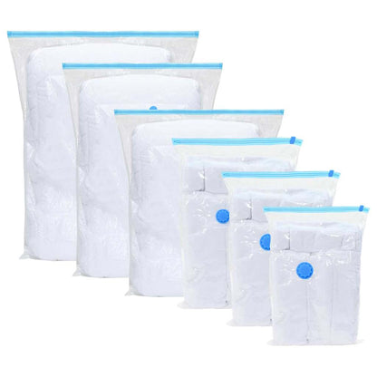 Storage Bags Transparent and Blue 50 pcs 130 x 100 cm