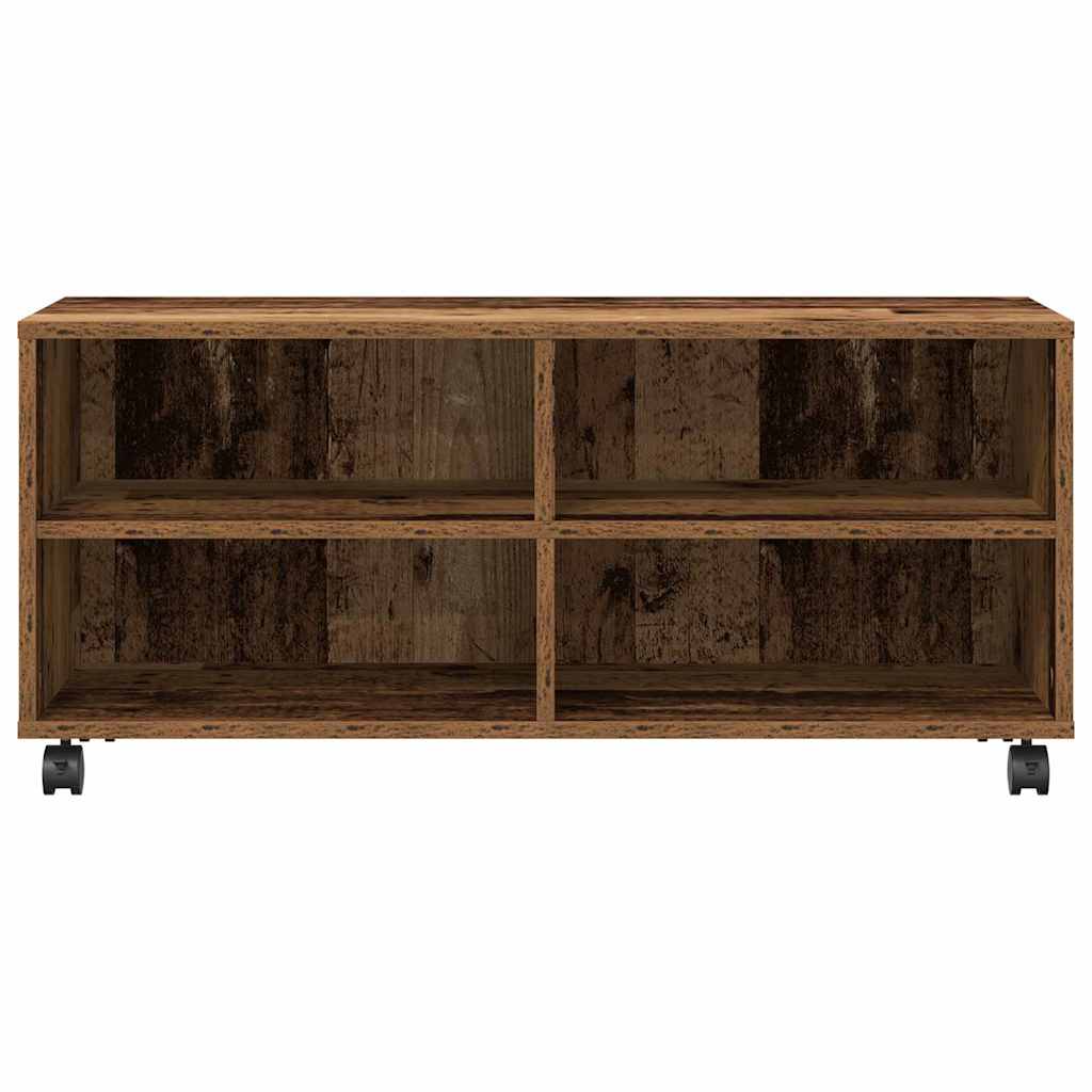 vidaXL TV Cabinet 90 x 35 x 40.5 cm Brown Engineered wood 5
