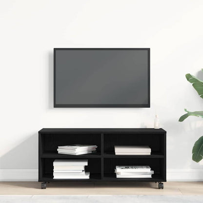 vidaXL TV Cabinet 90 x 35 x 40.5 cm Black Engineered wood 4