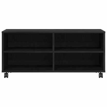 vidaXL TV Cabinet 90 x 35 x 40.5 cm Black Engineered wood 5