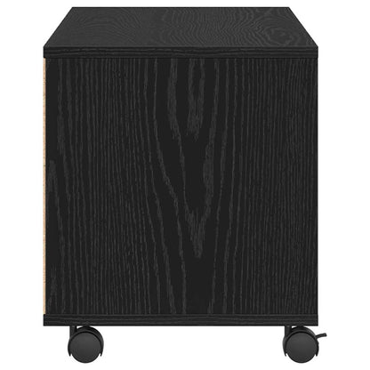 vidaXL TV Cabinet 90 x 35 x 40.5 cm Black Engineered wood 6