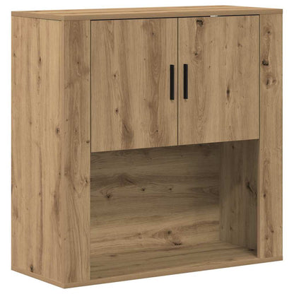 vidaXL Wall Cabinet Artisan Oak 80 x 33 x 80 cm Engineered Wood 2
