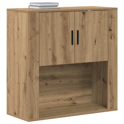 vidaXL Wall Cabinet Artisan Oak 80 x 33 x 80 cm Engineered Wood 3