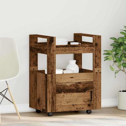 vidaXL Kitchen Trolley Old wood 60 x 45 x 80 cm Engineered Wood 1