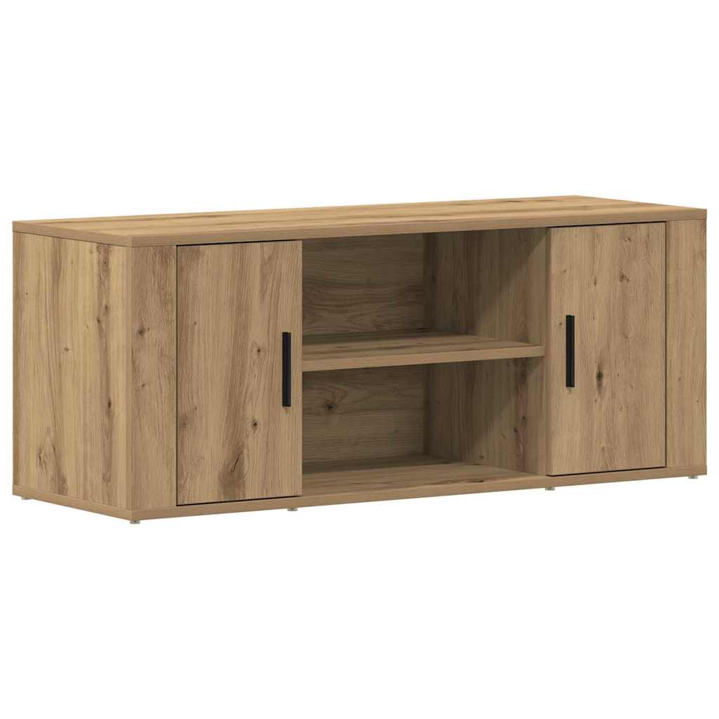 vidaXL TV Cabinet 100 x 35 x 40 cm Artisan oak Engineered wood 2