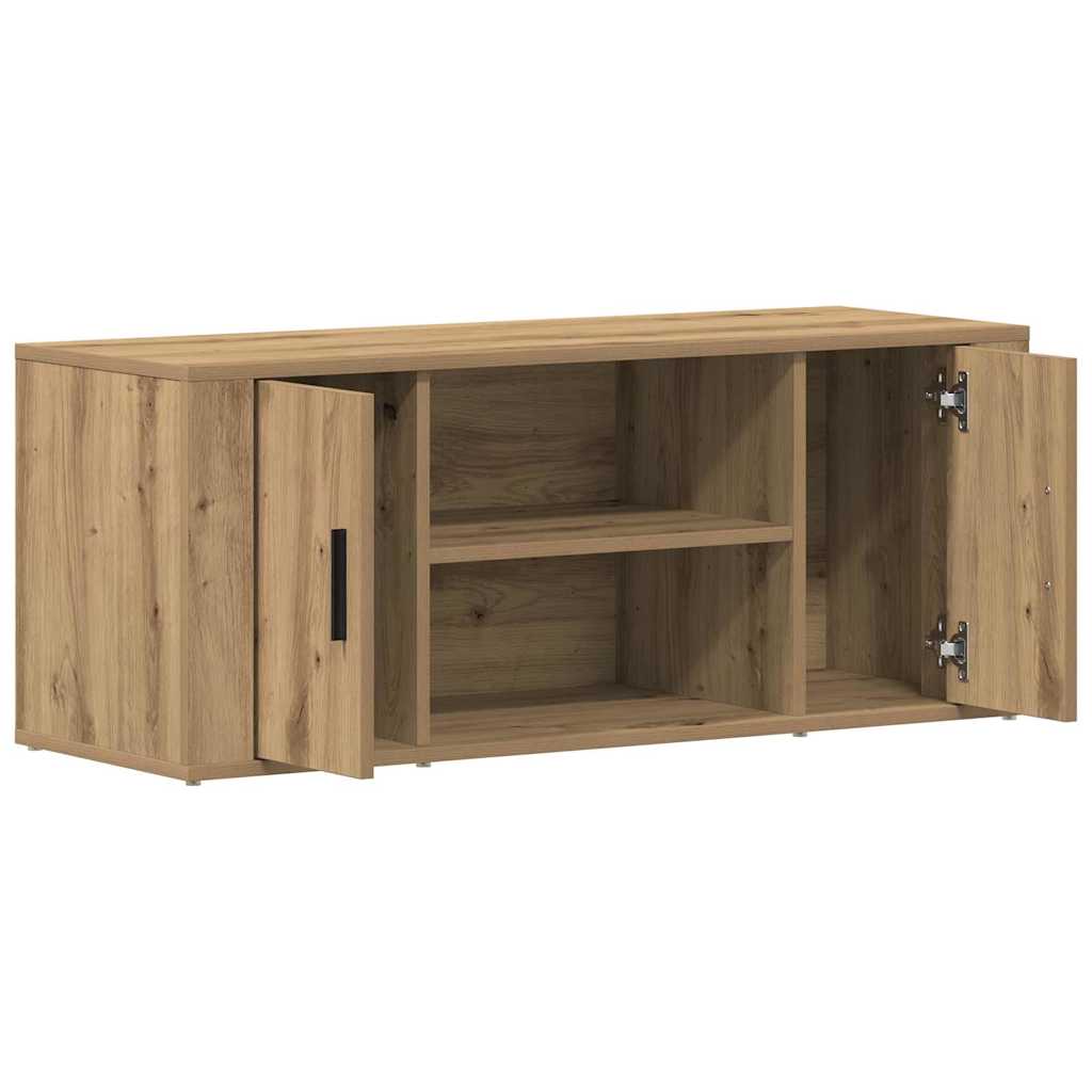 vidaXL TV Cabinet 100 x 35 x 40 cm Artisan oak Engineered wood 5