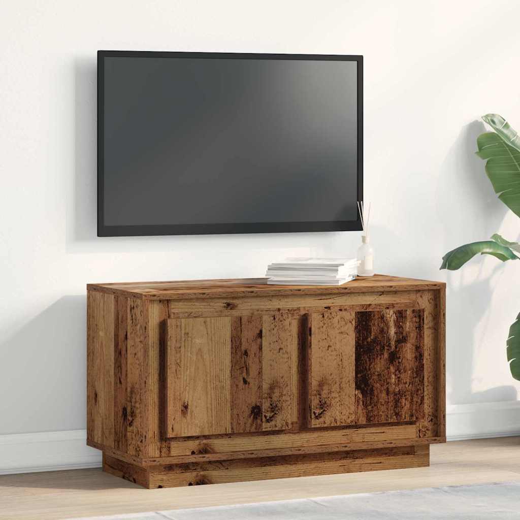 vidaXL TV Cabinet 80 x 35 x 45 cm Old wood Engineered wood 1