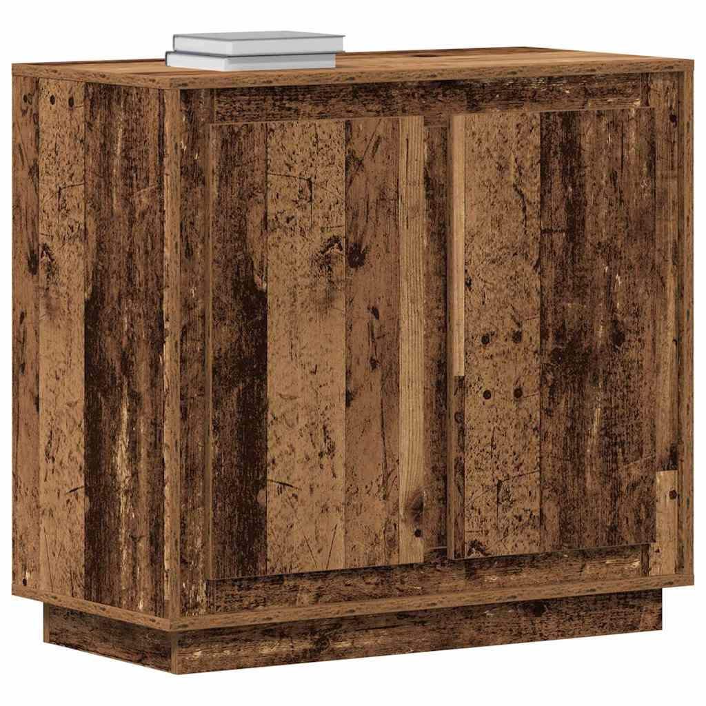 vidaXL Sideboard Old Wood 80 x 40 x 75 cm Engineered Wood 3