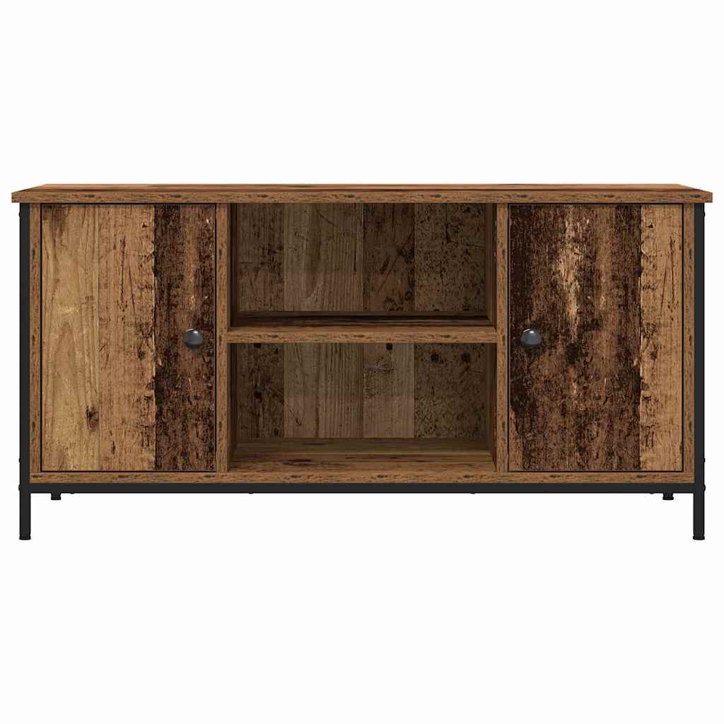 vidaXL TV Cabinet 100 x 40 x 50 cm Old wood Engineered wood 6