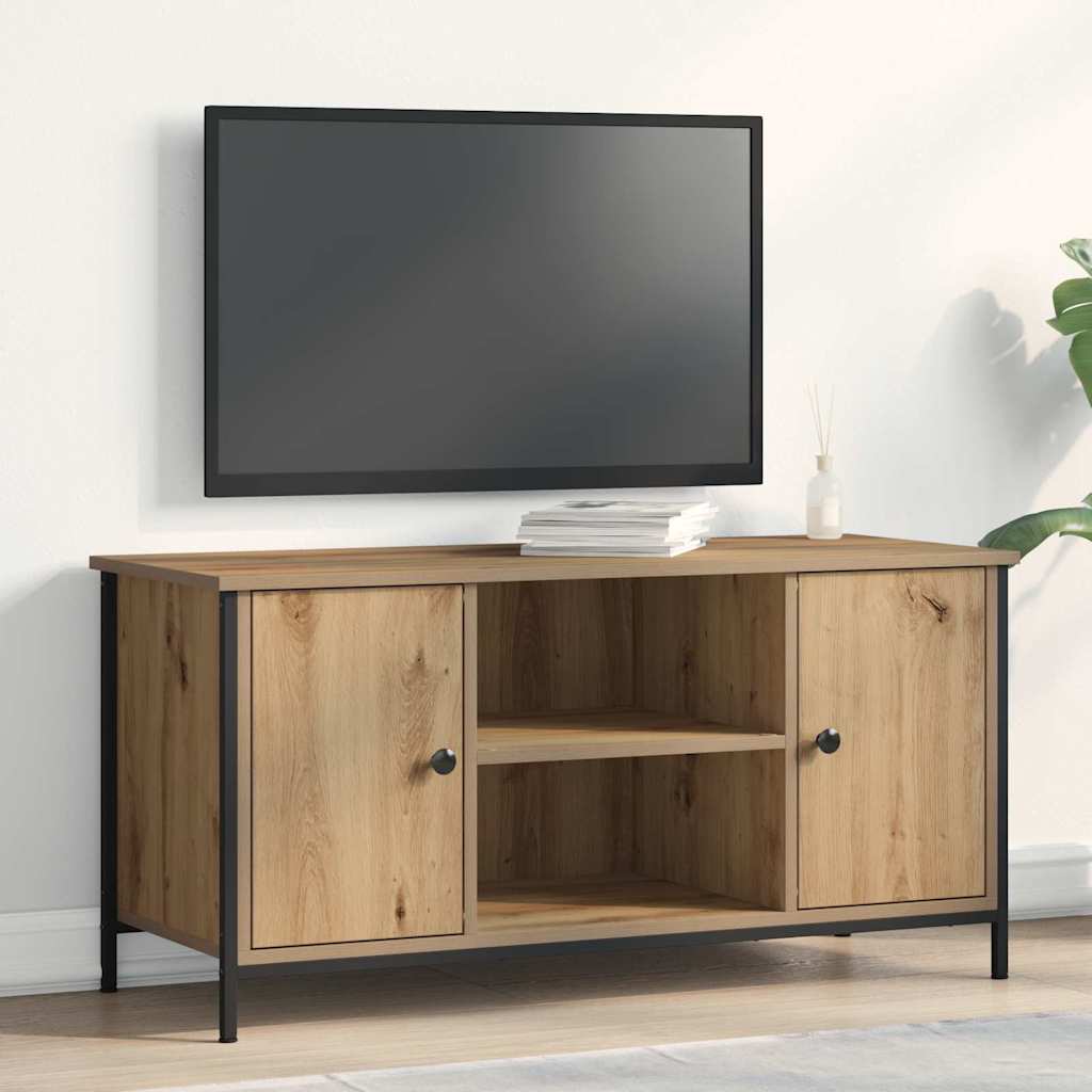 vidaXL TV Cabinet 100 x 40 x 50 cm Artisan oak Engineered wood 1