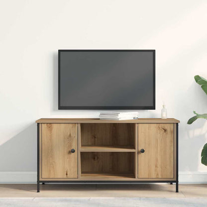 vidaXL TV Cabinet 100 x 40 x 50 cm Artisan oak Engineered wood 4