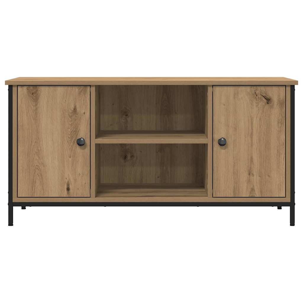 vidaXL TV Cabinet 100 x 40 x 50 cm Artisan oak Engineered wood 6