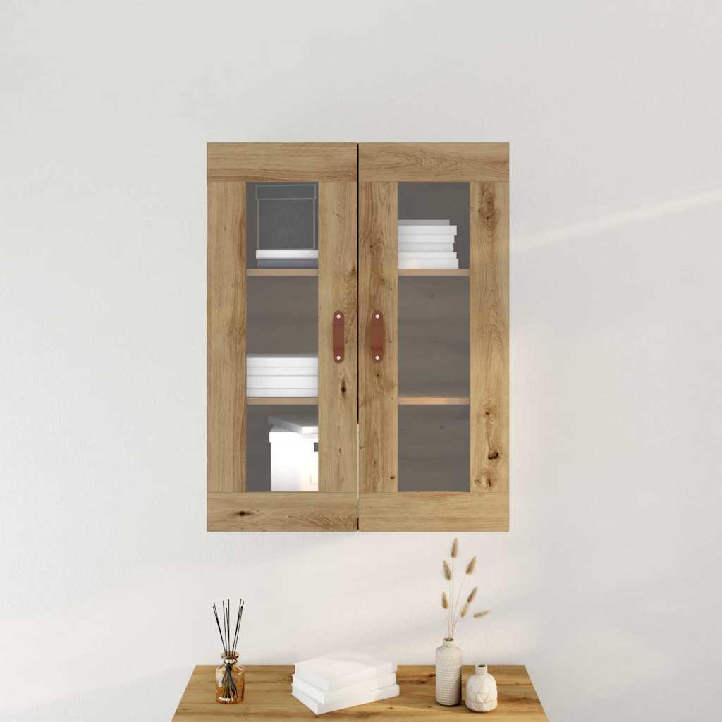 vidaXL Wall Cabinet Artisan Oak 69.5 x 34 x 90 cm Engineered Wood 4