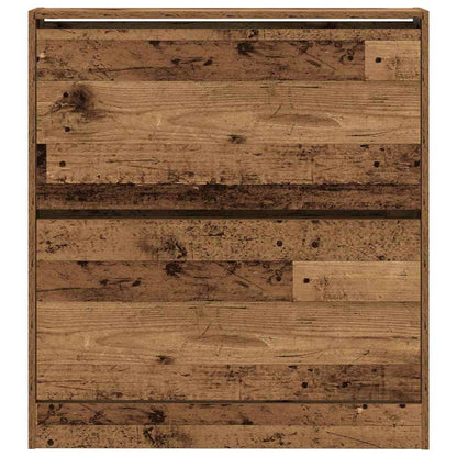 vidaXL Shoe Cabinet 80 x 21 x 87.5 cm Engineered Wood Old Wood 6