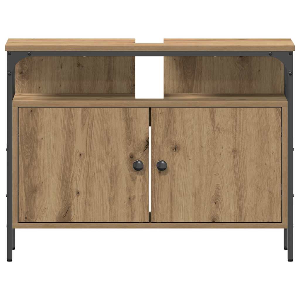 vidaXL Bathroom Sink Cabinet Artisan oak 80 x 30 x 60 cm 6
