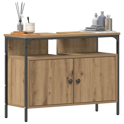 vidaXL Bathroom Sink Cabinet Artisan oak 80 x 30 x 60 cm 3