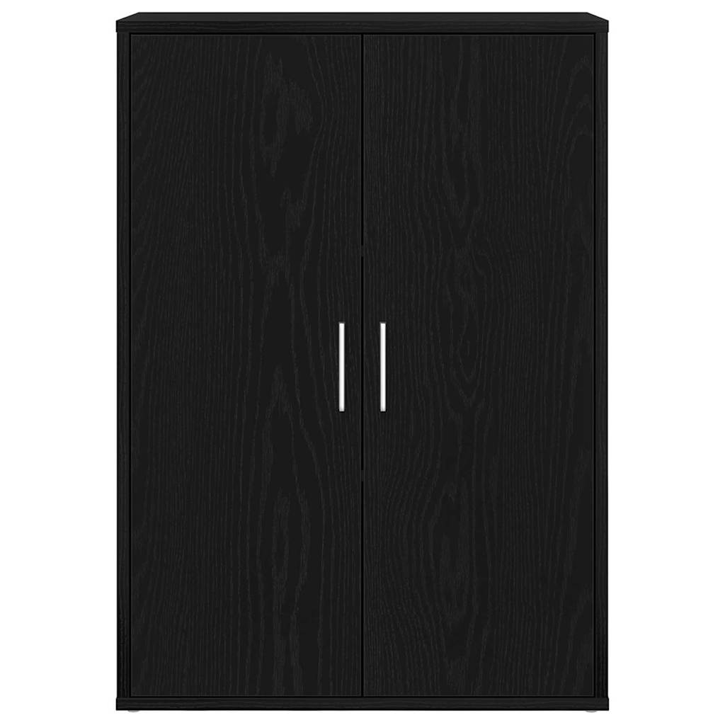 vidaXL Sideboard Black Oak 60 x 31 x 84 cm Engineered Wood 3