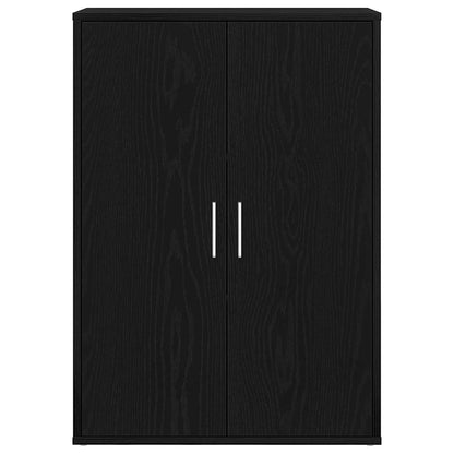 vidaXL Sideboard Black Oak 60 x 31 x 84 cm Engineered Wood 3