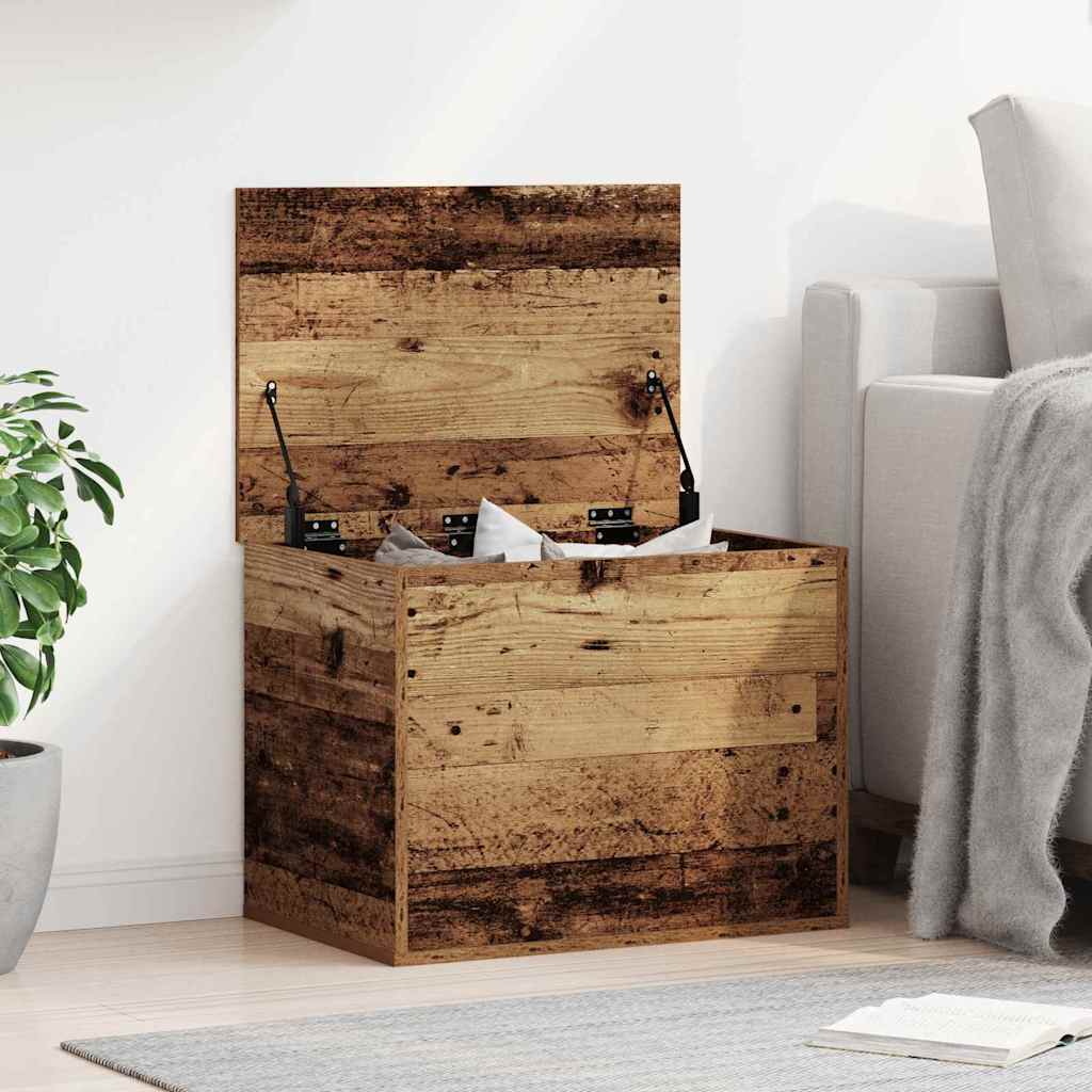 vidaXL Storage Box Old wood 60 x 42 x 46 cm Engineered Wood 1