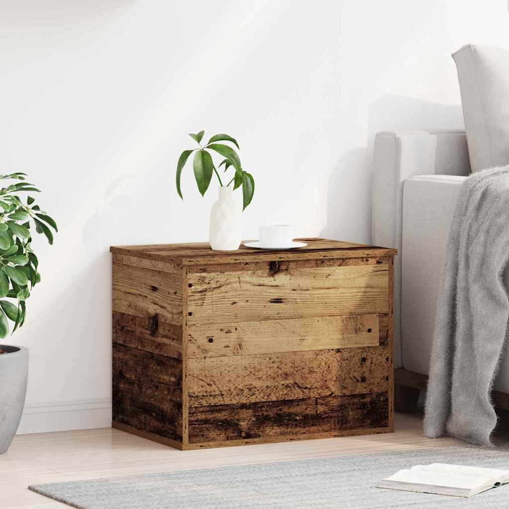 vidaXL Storage Box Old wood 60 x 42 x 46 cm Engineered Wood 4