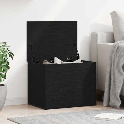 vidaXL Storage Box Black oak 60 x 42 x 46 cm Engineered Wood 1