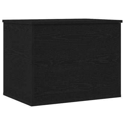 vidaXL Storage Box Black oak 60 x 42 x 46 cm Engineered Wood 2