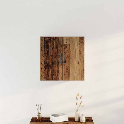 vidaXL Wall Cabinet 60 x 31.5 x 60 cm Engineered Wood Old Wood 4