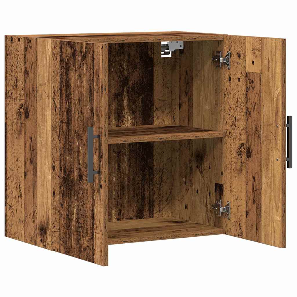 vidaXL Wall Cabinet 60 x 31.5 x 60 cm Engineered Wood Old Wood 5