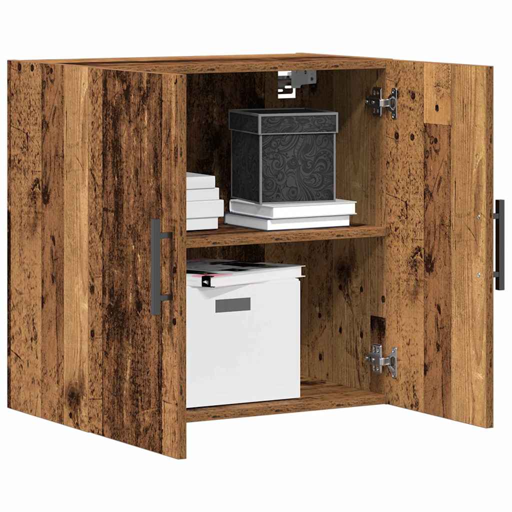 vidaXL Wall Cabinet 60 x 31.5 x 60 cm Engineered Wood Old Wood 3