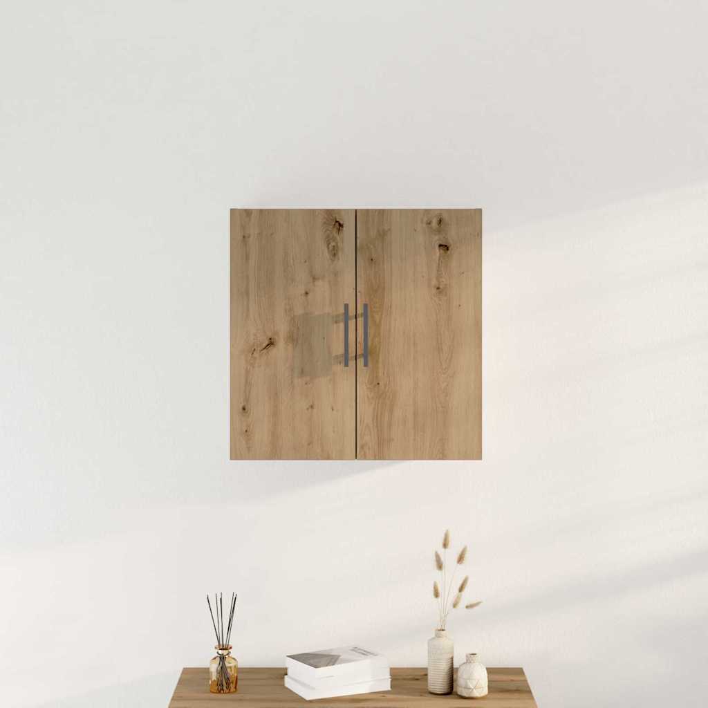 vidaXL Wall Cabinet 60 x 31.5 x 60 cm Engineered Wood Artisan Oak 4