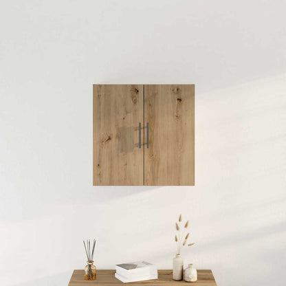 vidaXL Wall Cabinet 60 x 31.5 x 60 cm Engineered Wood Artisan Oak 4