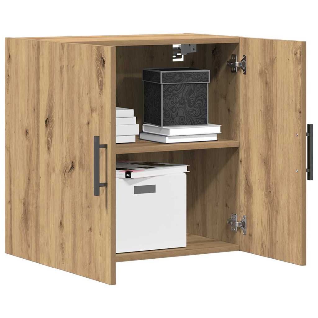 vidaXL Wall Cabinet 60 x 31.5 x 60 cm Engineered Wood Artisan Oak 3