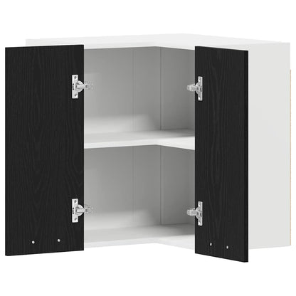 vidaXL Hanging Cabinet Lyon Black Oak 57 x 57 x 60 cm Engineered Wood 4