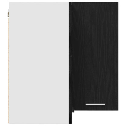 vidaXL Hanging Cabinet Lyon Black Oak 57 x 57 x 60 cm Engineered Wood 6