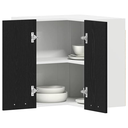 vidaXL Hanging Cabinet Lyon Black Oak 57 x 57 x 60 cm Engineered Wood 3