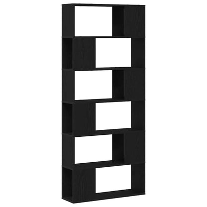 vidaXL TV Cabinet Set 80 x 24 x 186 cm Black Engineered Wood 2