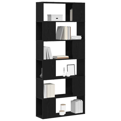 vidaXL TV Cabinet Set 80 x 24 x 186 cm Black Engineered Wood 3