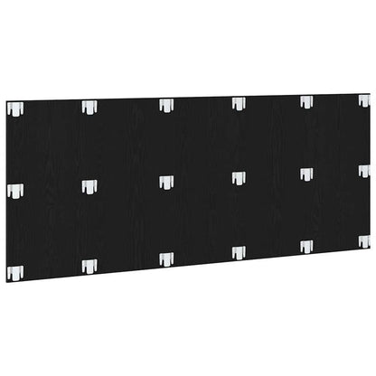 vidaXL Bed Headboard Black Oak Engineered Wood 6
