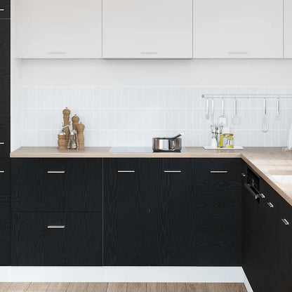 vidaXL Bottom Cabinet Black Oak 60x46x81.5 cm Engineered Wood 3
