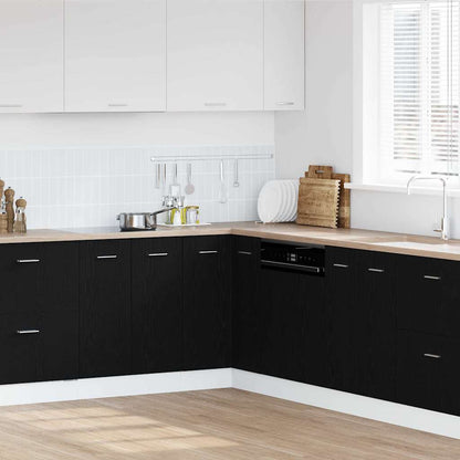 vidaXL Hanging Cabinet Black Oak 75.5 x 75.5 x 80.5 cm Engineered Wood 1