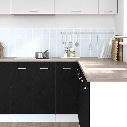 vidaXL Hanging Cabinet Black Oak 75.5 x 75.5 x 80.5 cm Engineered Wood 4