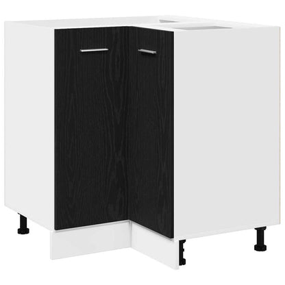 vidaXL Hanging Cabinet Black Oak 75.5 x 75.5 x 80.5 cm Engineered Wood 2