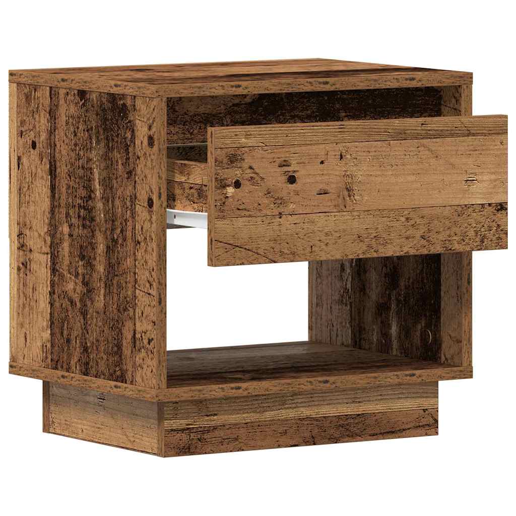 vidaXL Nightstand 2 pcs Old Wood 45 x 34 x 44 cm Engineered Wood 5
