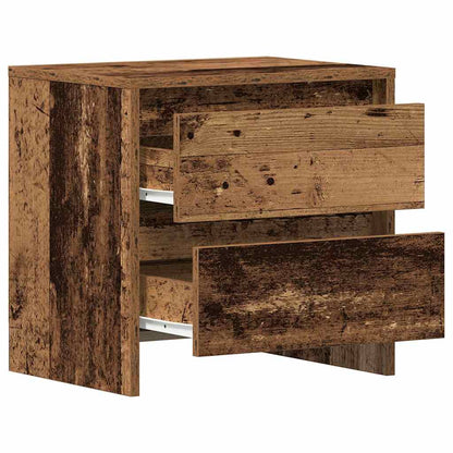 vidaXL Bedside Cabinet 2 pcs Old Wood 45 x 34 x 44.5 cm 5