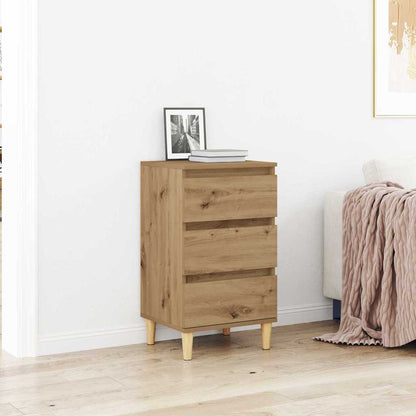 vidaXL Bedside Cabinet Artisan Oak 40 x 35 x 70 cm Engineered Wood 1