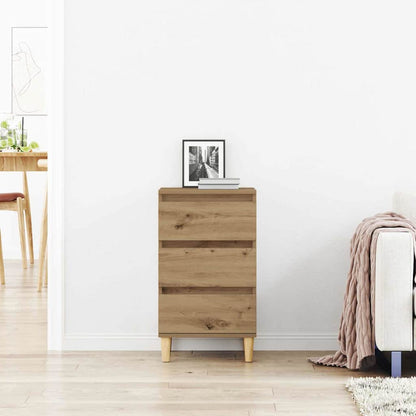 vidaXL Bedside Cabinet Artisan Oak 40 x 35 x 70 cm Engineered Wood 4