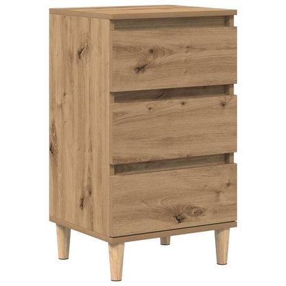 vidaXL Bedside Cabinet Artisan Oak 40 x 35 x 70 cm Engineered Wood 2